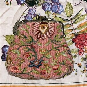 Pink Floral Coin Purse